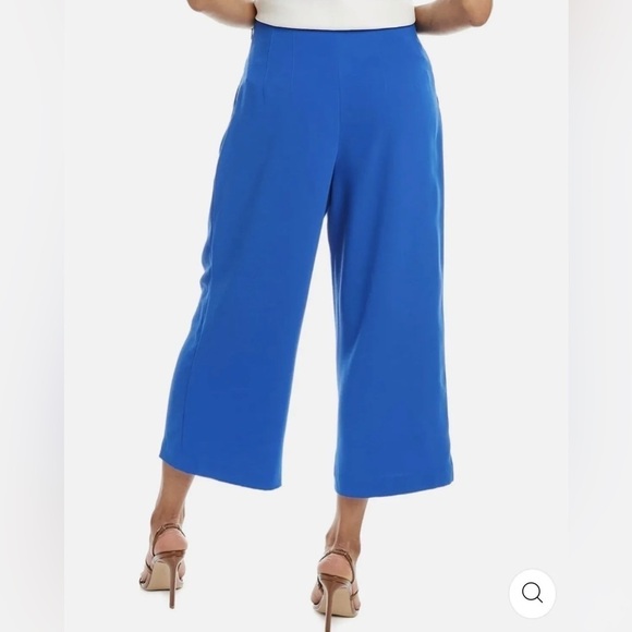 Ted Baker Zettah Pleated Culottes Bright Blue US size 6/ted size 2 - Picture 2 of 2
